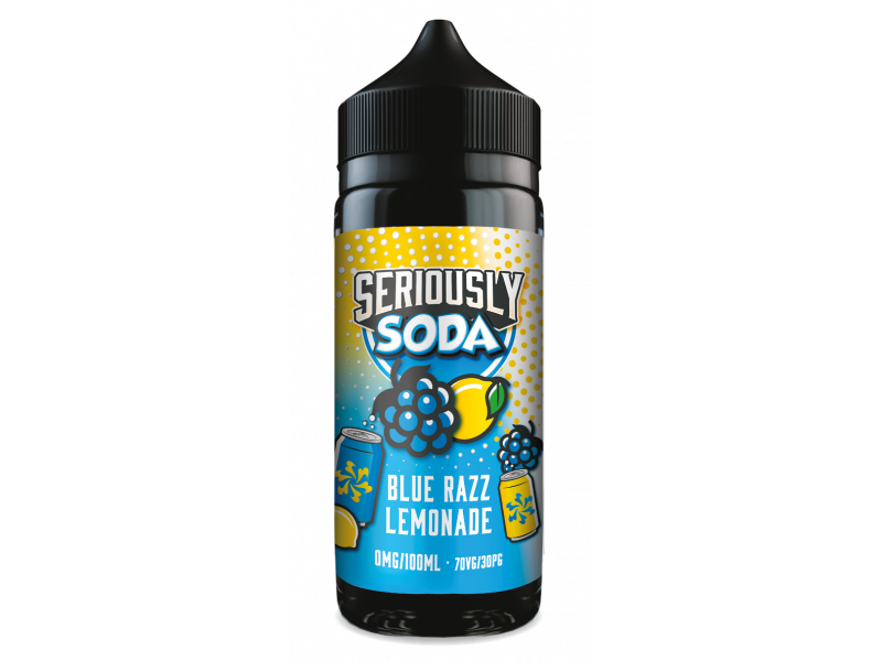 Doozy Seriously Soda Blue Razz Lemonade E-liquid 100ml Shortfill